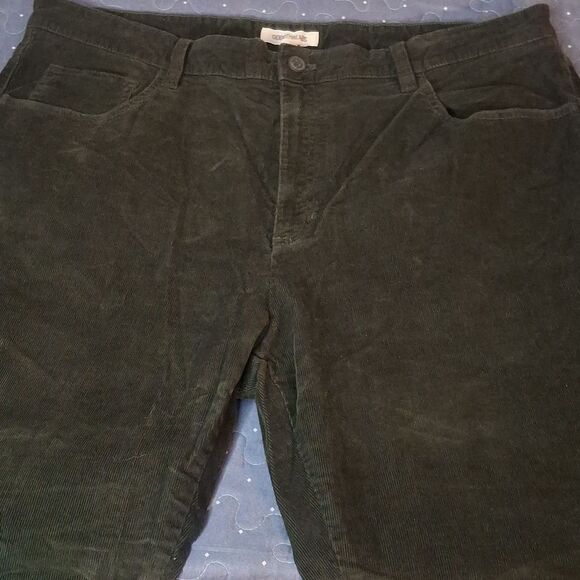 Goodthreads Green Corduroy Pants Straight Leg size 40 x 30 - Picture 3 of 5